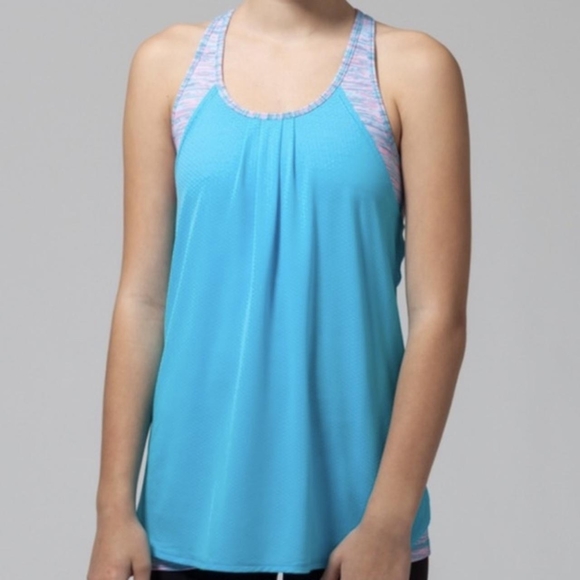 Ivivva - Lululemon Endless Ambition Tank bright blue - Size 12 - Picture 1 of 7